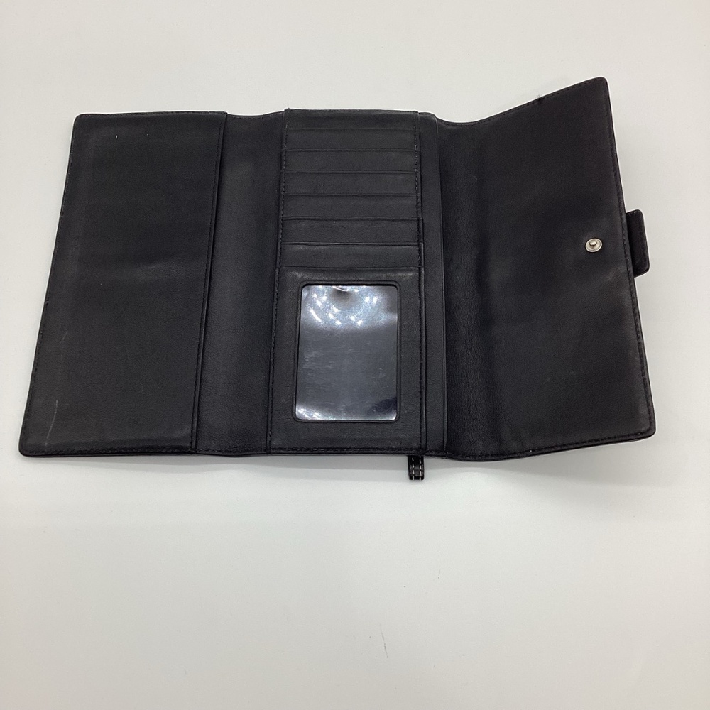 2151. Vintage Coach Black Wallet 2PC Set w/ Large Buckle VGUC - Picture 6 of 13